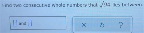 find two consecutive whole numbers calculator.